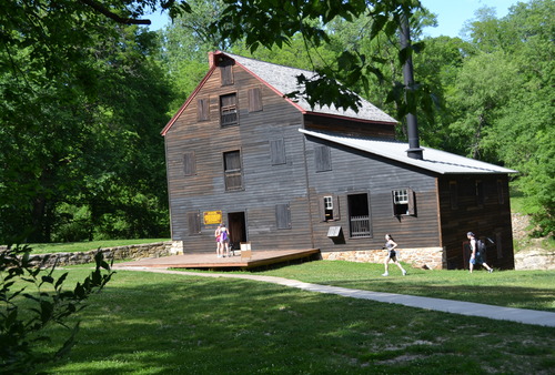 Pine Creek Grist Mill one of two working mills from the 1800s